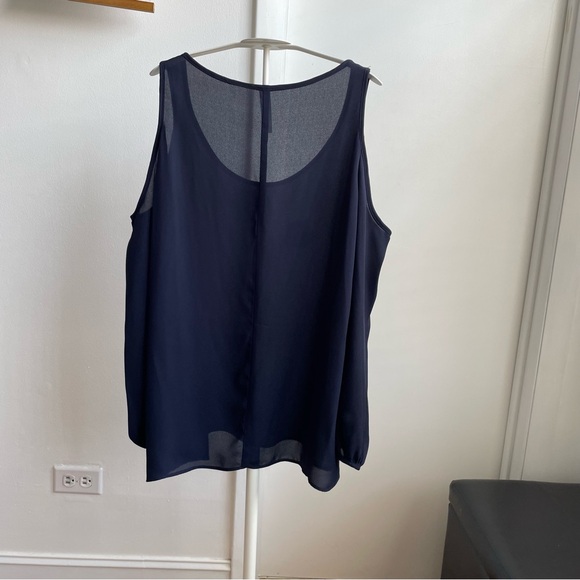 Lovely Day Navy Cold Shoulder Blouse - Picture 8 of 8